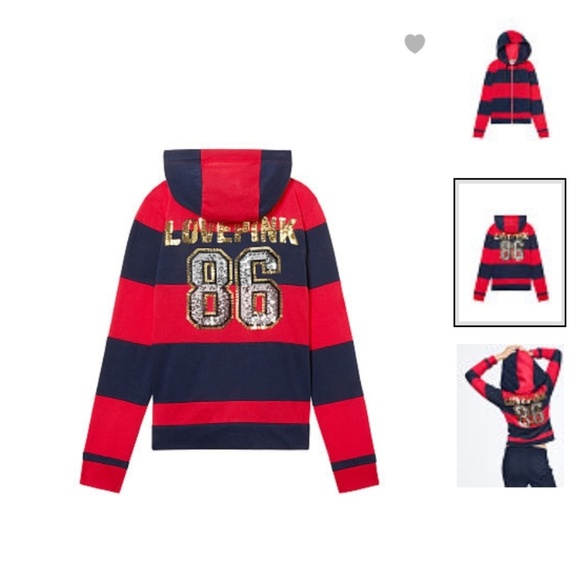 💥SALE PINK BLING FULL ZIP - Picture 3 of 3